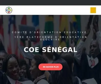 Coesenegal.com(COE Sénégal) Screenshot
