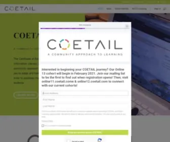 Coetail.com(Certificate of Educational Technology and Information Literacy) Screenshot