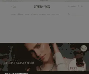 Coeur-DE-Lion.eu(Handmade jewellery from germany by coeur de lion ★ for any occasion) Screenshot