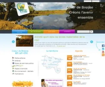 Coeurdebrenne.fr(Communauté de Communes Coeur de Brenne) Screenshot