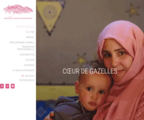 Coeurdegazelles.org(Cœur) Screenshot