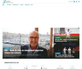 Coeurmarseillais.fr(Olympique de Marseille actualités par Coeur Marseillais) Screenshot