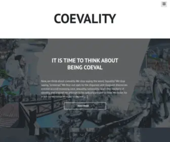 Coevality.com(coevality) Screenshot