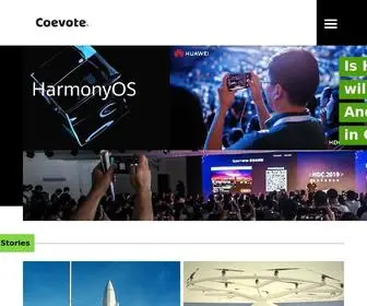 Coevote.com(Media, Technology and News) Screenshot