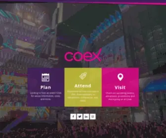 Coexcenter.com(World Class Events) Screenshot