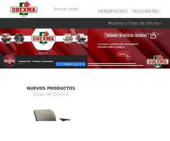 Coexma.com.py(Coexma Muebles de Oficina) Screenshot