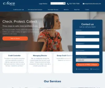 Cofaceitfirst.com(International Credit Insurance) Screenshot