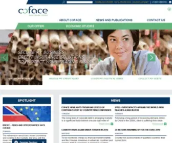 Cofaceuk.com(Coface) Screenshot