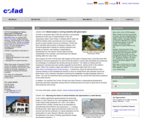 Cofad.com(COFAD Consultants) Screenshot