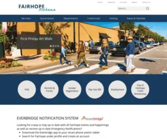 Cofairhope.com(City of Fairhope) Screenshot