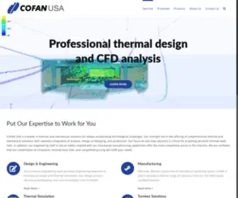 Cofan-Usa.com(DC Fans) Screenshot