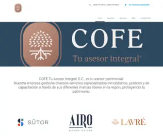 Cofe.com.mx(Bienes Raíces) Screenshot