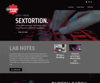 Cofenselabs.com(Innovative Research and Development at Cofense) Screenshot