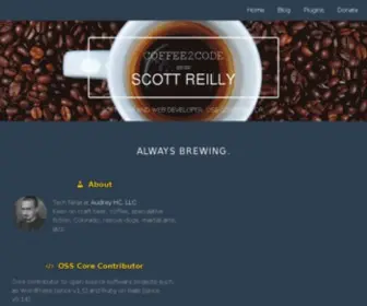 Coffee2Code.com(A person who converts coffee into code) Screenshot