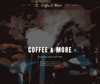 Coffeeandmore.co(Coffee & More Cafe) Screenshot