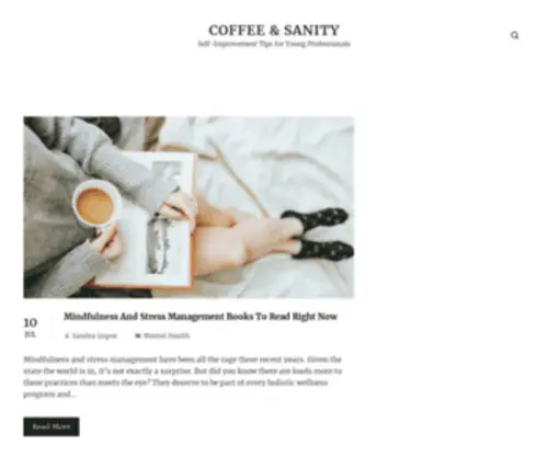 Coffeeandsanity.com(Coffee & Sanity) Screenshot