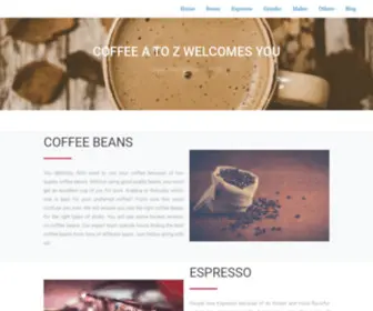 Coffeeatoz.com(Enjoy Your Coffee With Us) Screenshot