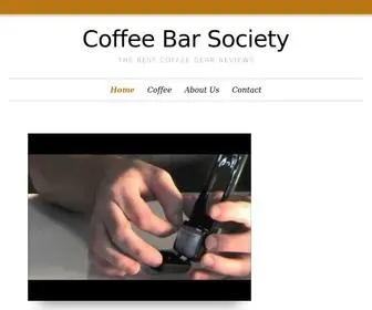 Coffeebarsociety.com(Coffee Bar Society) Screenshot