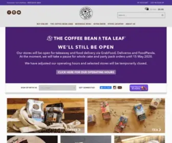 Coffeebean.com.sg(The Coffee Bean & Tea Leaf (Singapore)) Screenshot