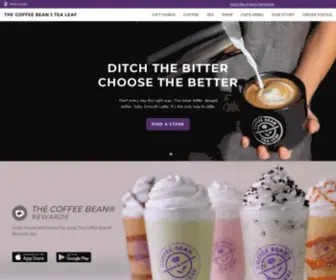 Coffeebean.com(The Coffee Bean & Tea Leaf) Screenshot