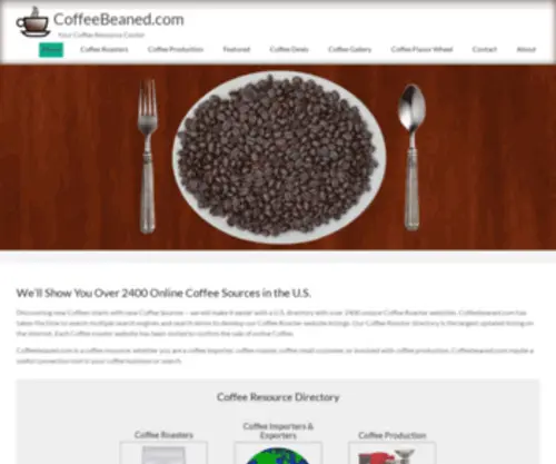 Coffeebeaned.com(Coffeebeaned) Screenshot
