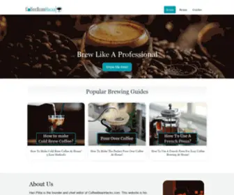 Coffeebeanhacks.com(Brew Like A Professional) Screenshot