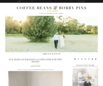 Coffeebeansandbobbypins.com(Coffee Beans and Bobby Pins) Screenshot