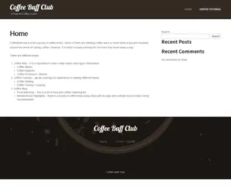 Coffeebuff.club(Coffee Buff Club) Screenshot