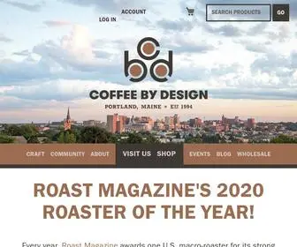 Coffeebydesign.com(Coffee By Design) Screenshot