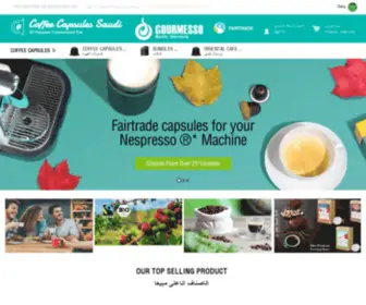 Coffeecapsulessaudi.com(Coffee Capsules Saudi) Screenshot