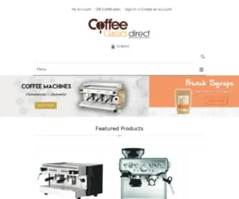 Coffeeclassicsdirect.co.uk(Coffee Classics Direct) Screenshot