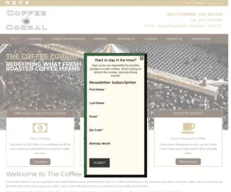 Coffeecorral.net(The Coffee Corral) Screenshot