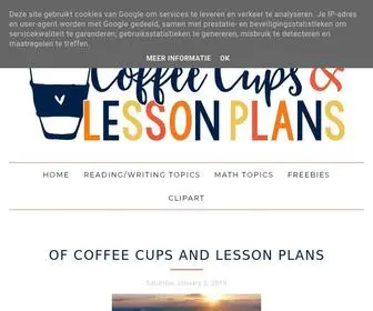 Coffeecupslessonplans.com(Coffee Cups and Lesson Plans) Screenshot