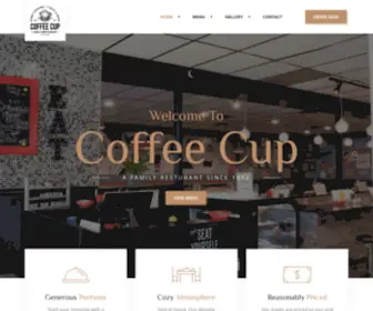 Coffeecupstpaul.com(Classic Family Diner) Screenshot