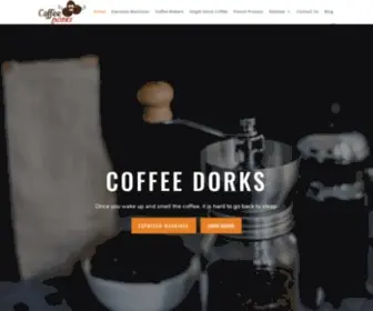 Coffeedorks.com(Coffee Dorks) Screenshot