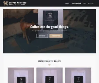 Coffeeforgood.co(Coffee For Good) Screenshot