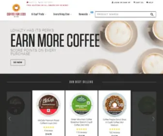 Coffeeforless.com(Coffee For Less) Screenshot
