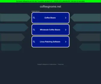 Coffeegnome.net(Coffeegnome) Screenshot