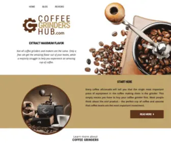 Coffeegrinderhub.com(Try Amazing Flavors With Best Coffee Grinders) Screenshot