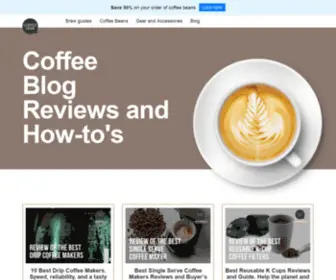 Coffeehow.co(A simple blog about coffee by a barista) Screenshot