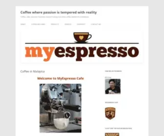 Coffeeinmalaysia.com(Coffee where passion is tempered with reality) Screenshot