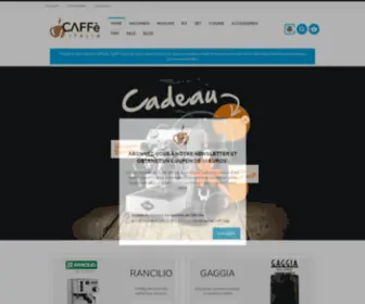 Coffeeitalia.fr(Caffè Italia) Screenshot