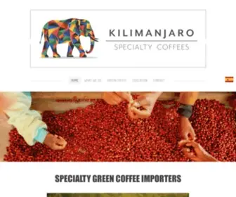 Coffeekilimanjaro.com(Specialty Green Coffee Importers) Screenshot