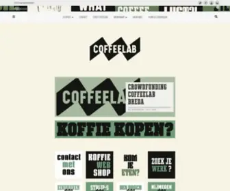 Coffeelab.nl(Welkom bij COFFEELAB) Screenshot