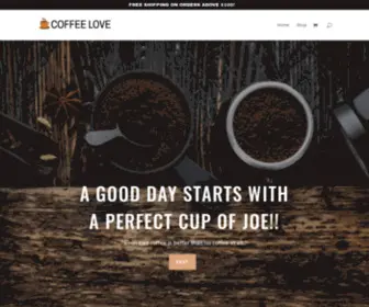 CoffeeloveStore.com(Coffee Love) Screenshot