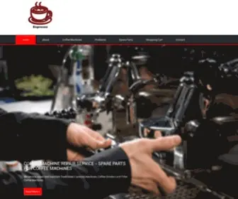 Coffeemachinerepairs.co.za(Spare Parts for Coffee Machines and Grinders) Screenshot