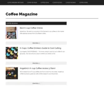 Coffeemagazine.com(Coffee Magazine) Screenshot