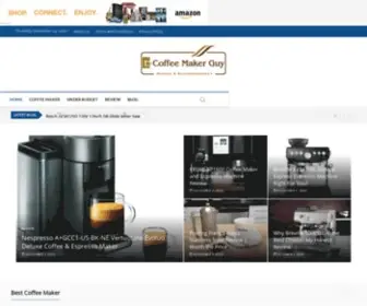 Coffeemakerguy.com(CoffeeMakerGuy, your ultimate companion in the world of brewing excellence) Screenshot