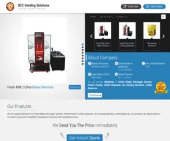 Coffeemakers.co.in(B2C Vending Solutions) Screenshot