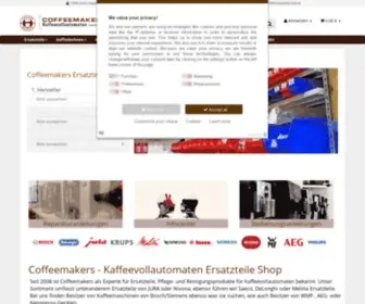 Coffeemakers.de(Zubehör) Screenshot